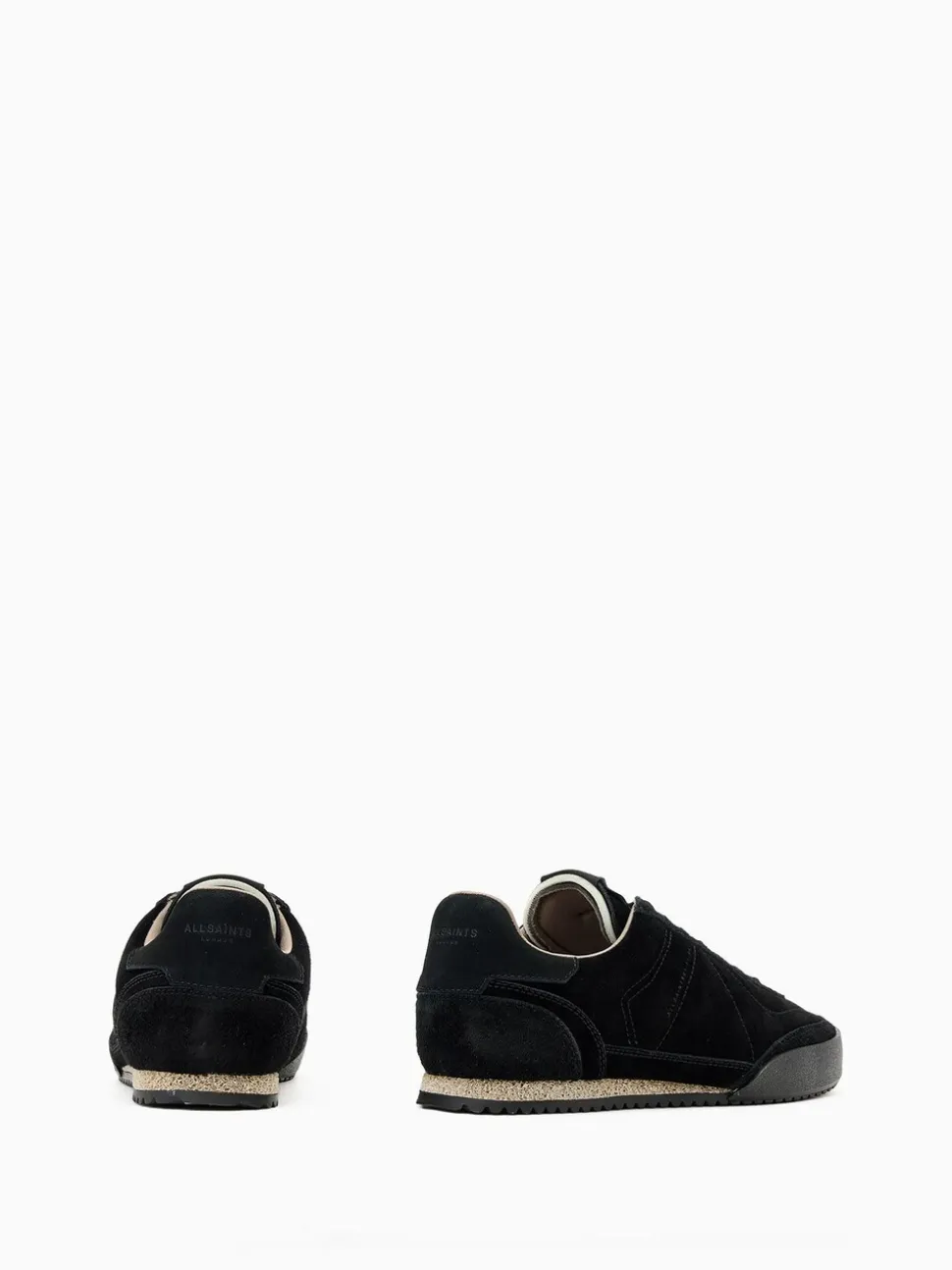 AllSaints Black Harri Low Top