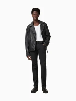 AllSaints Black Iggy Black Slim Fit Jeans