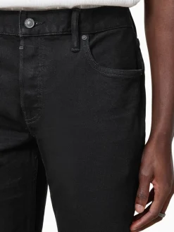 AllSaints Black Iggy Black Slim Fit Jeans