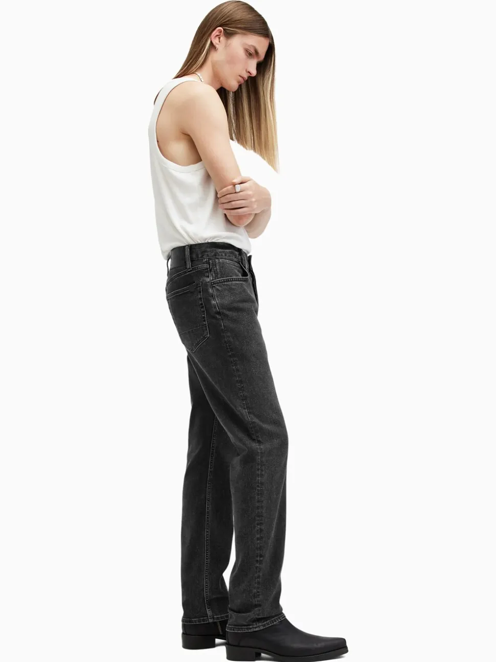 AllSaints Black Iggy Jeans