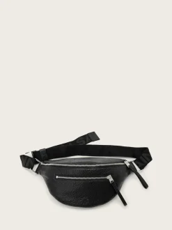AllSaints Black Itoko Leather Bumbag