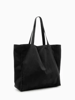 AllSaints Black Large Biggy Tote Bag
