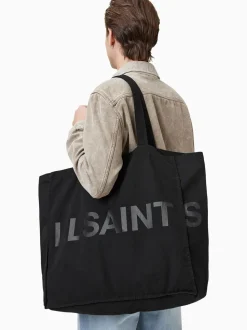 AllSaints Black Large Biggy Tote Bag