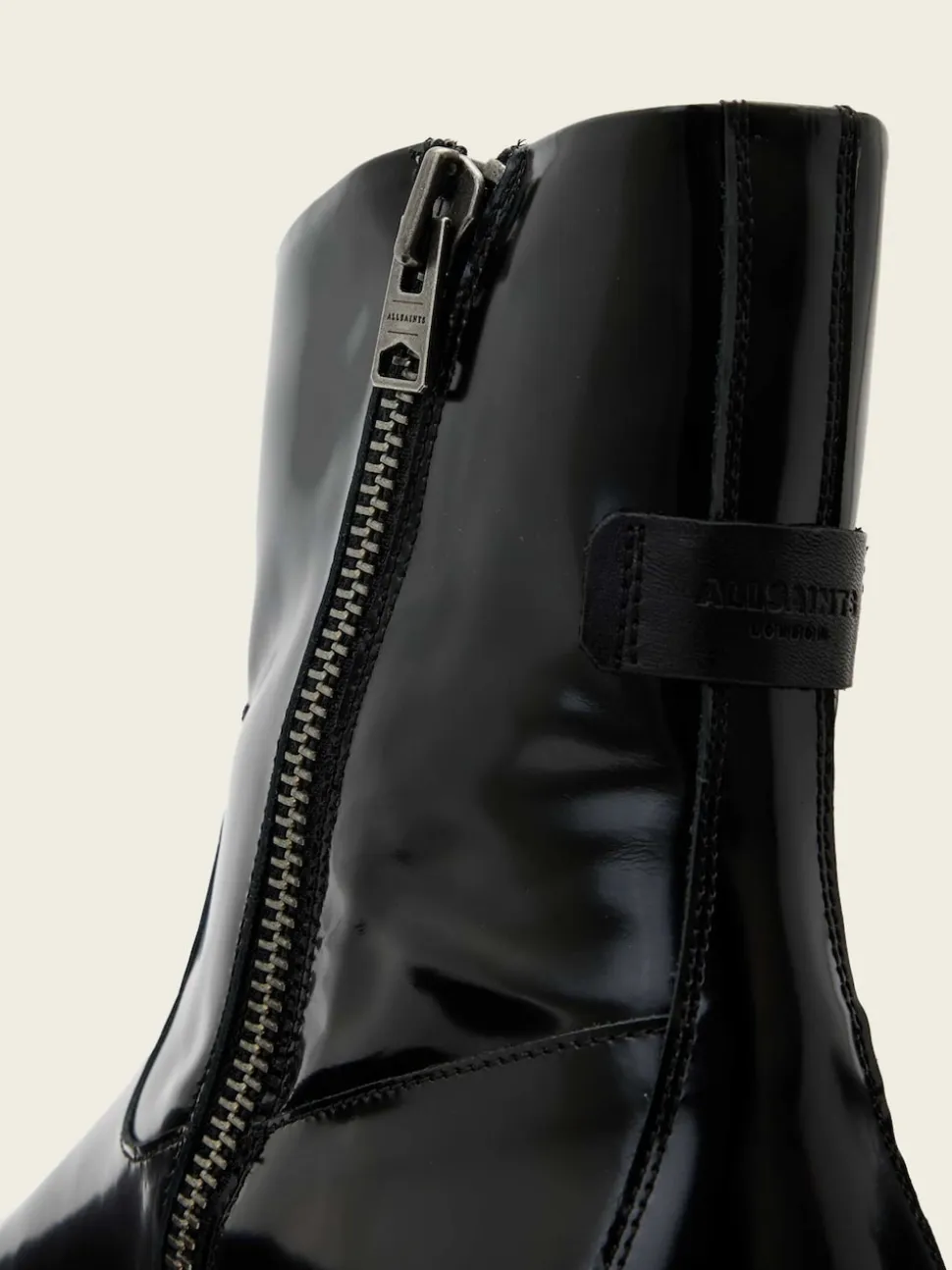 AllSaints Black Milton Boots