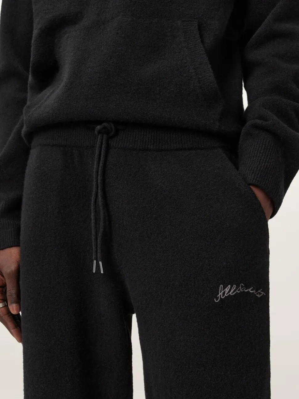 AllSaints Black Odessa Joggers