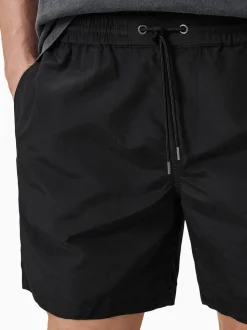 AllSaints Black Party Wave Swim Shorts