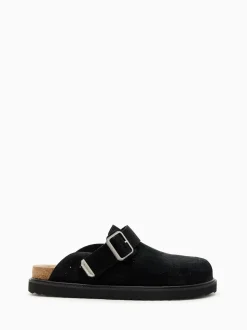 AllSaints Black Randal Mules