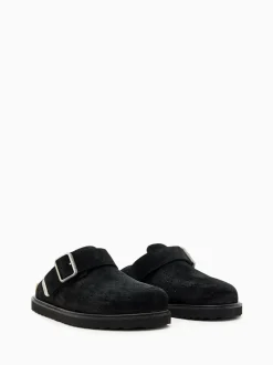 AllSaints Black Randal Mules