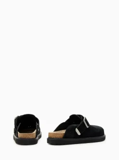 AllSaints Black Randal Mules