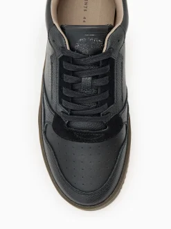 AllSaints Black Regan Low Shoes