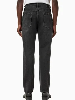 AllSaints Black Reid Black Straight Leg Jeans