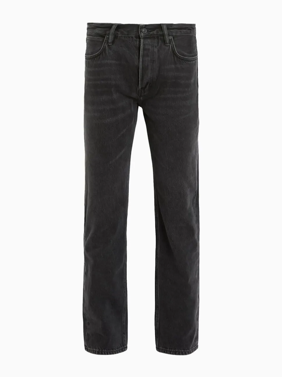 AllSaints Black Reid Black Straight Leg Jeans