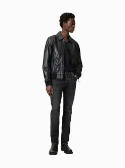 AllSaints Black Sid Blue Skinny Jeans