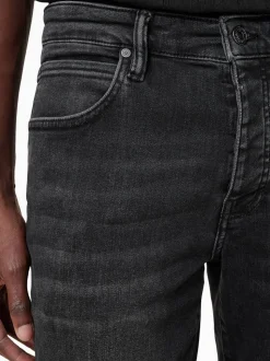AllSaints Black Sid Blue Skinny Jeans