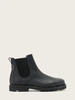 AllSaints Black Skiff Chelsea Boots