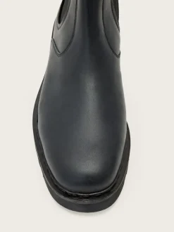 AllSaints Black Skiff Chelsea Boots