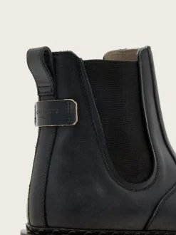 AllSaints Black Skiff Chelsea Boots