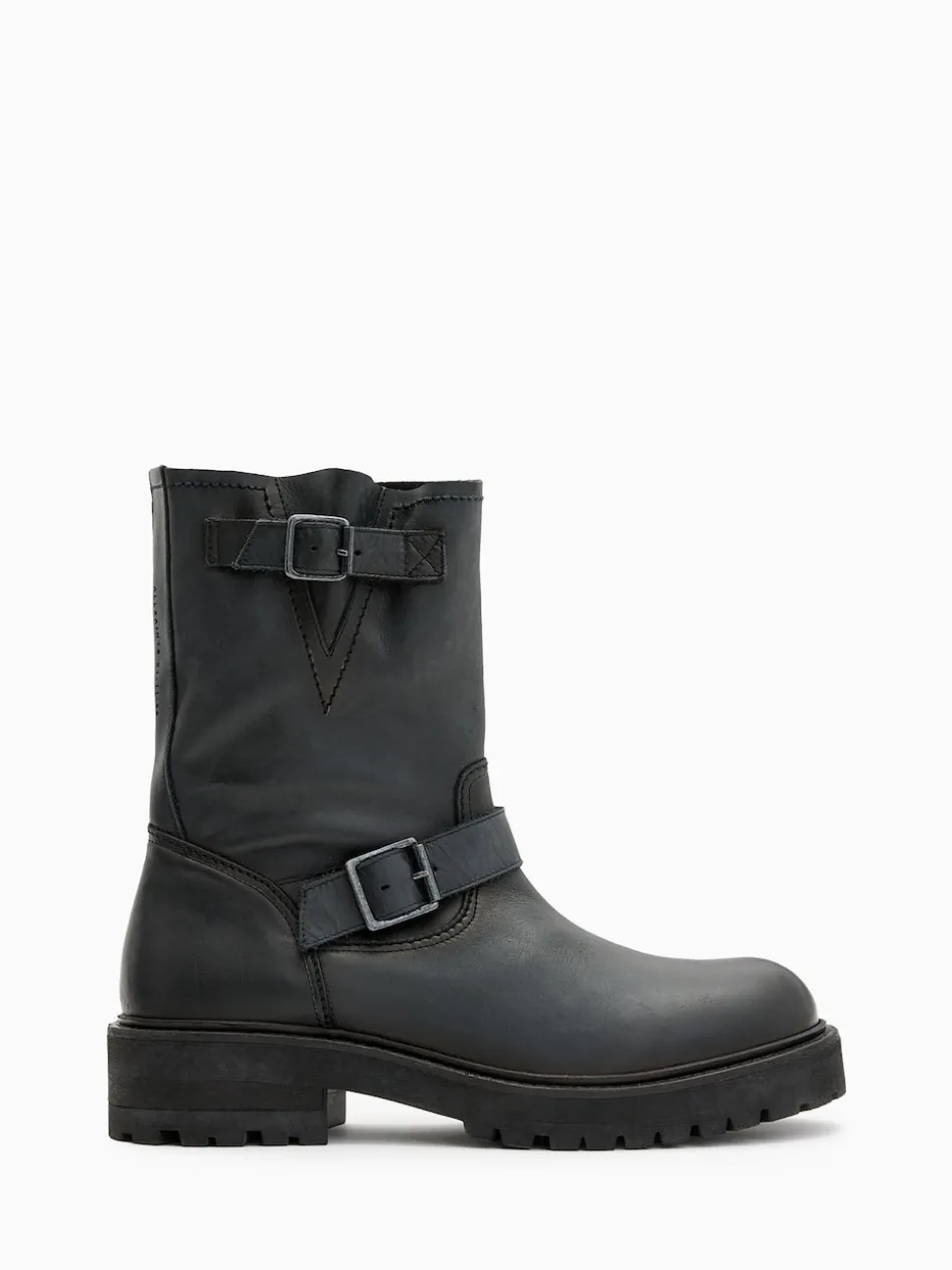 AllSaints Black Tait Boots