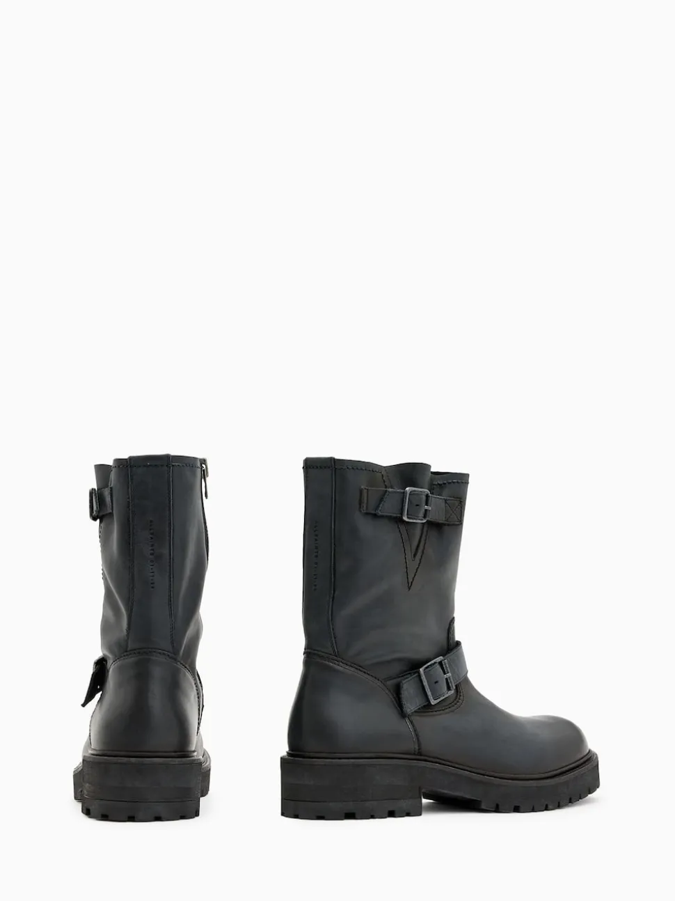 AllSaints Black Tait Boots
