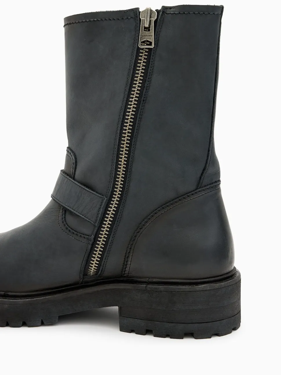 AllSaints Black Tait Boots