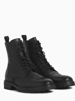AllSaints Black Tobias Boots