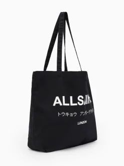 AllSaints Black Underground Tote