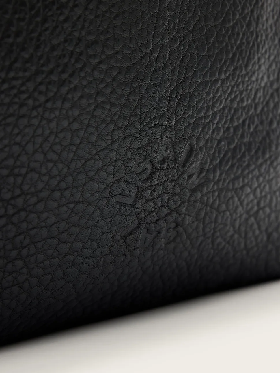 AllSaints Black Yuto Leather Tote