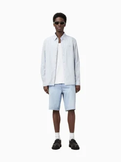 AllSaints Blue Alva Shorts