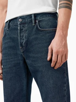 AllSaints Blue Iggy Washed Black Slim Fit Jeans