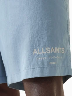 AllSaints Blue Underground Swim Shorts