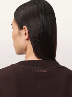 AllSaints Brown Icon Crew Neck Sweatshirt