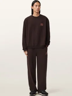 AllSaints Brown Icon Crew Neck Sweatshirt