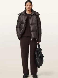 AllSaints Brown Icon Crew Neck Sweatshirt