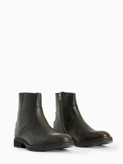 AllSaints Brown Lang Boots