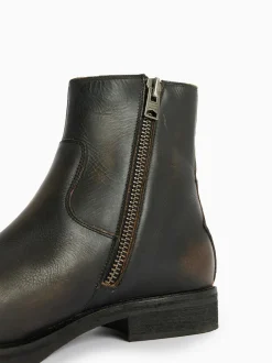 AllSaints Brown Lang Boots