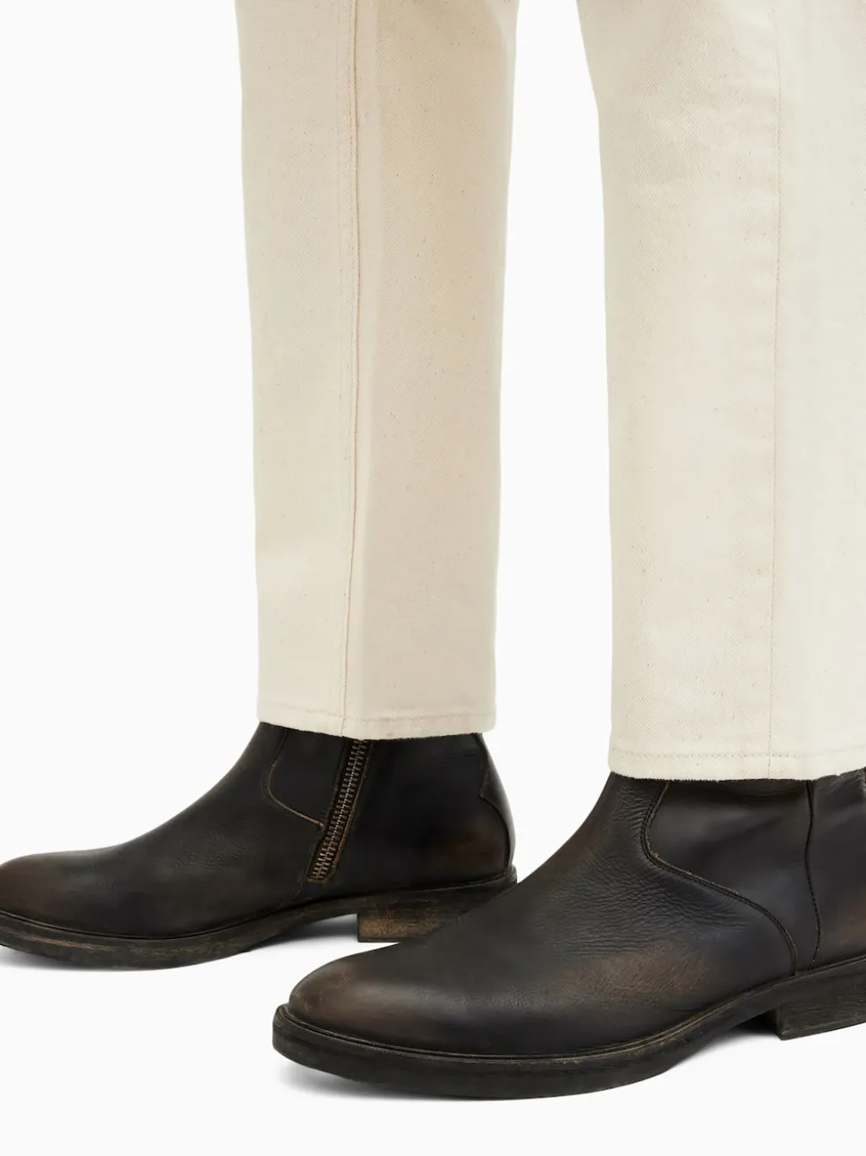 AllSaints Brown Lang Boots