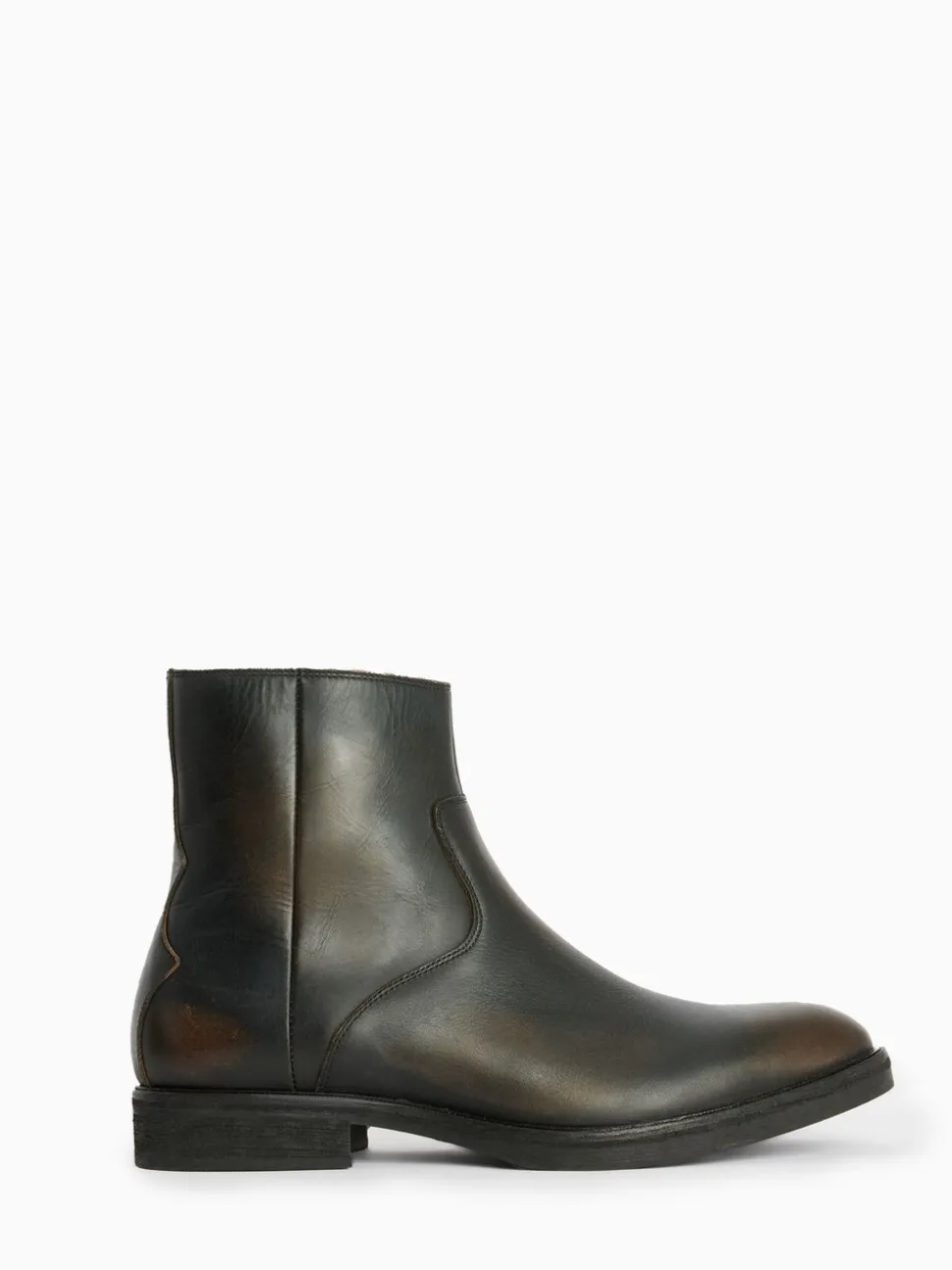 AllSaints Brown Lang Boots