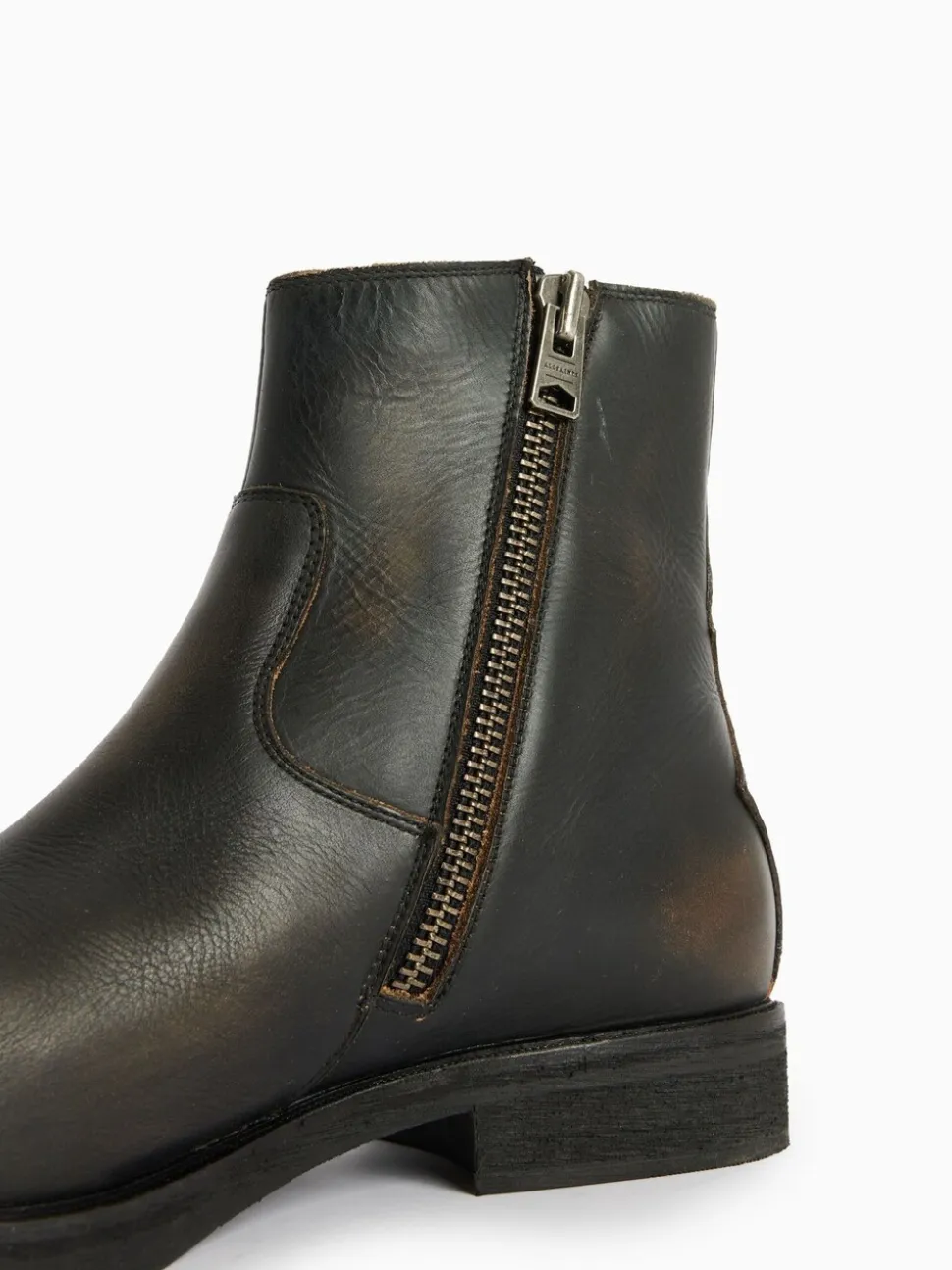 AllSaints Brown Lang Boots