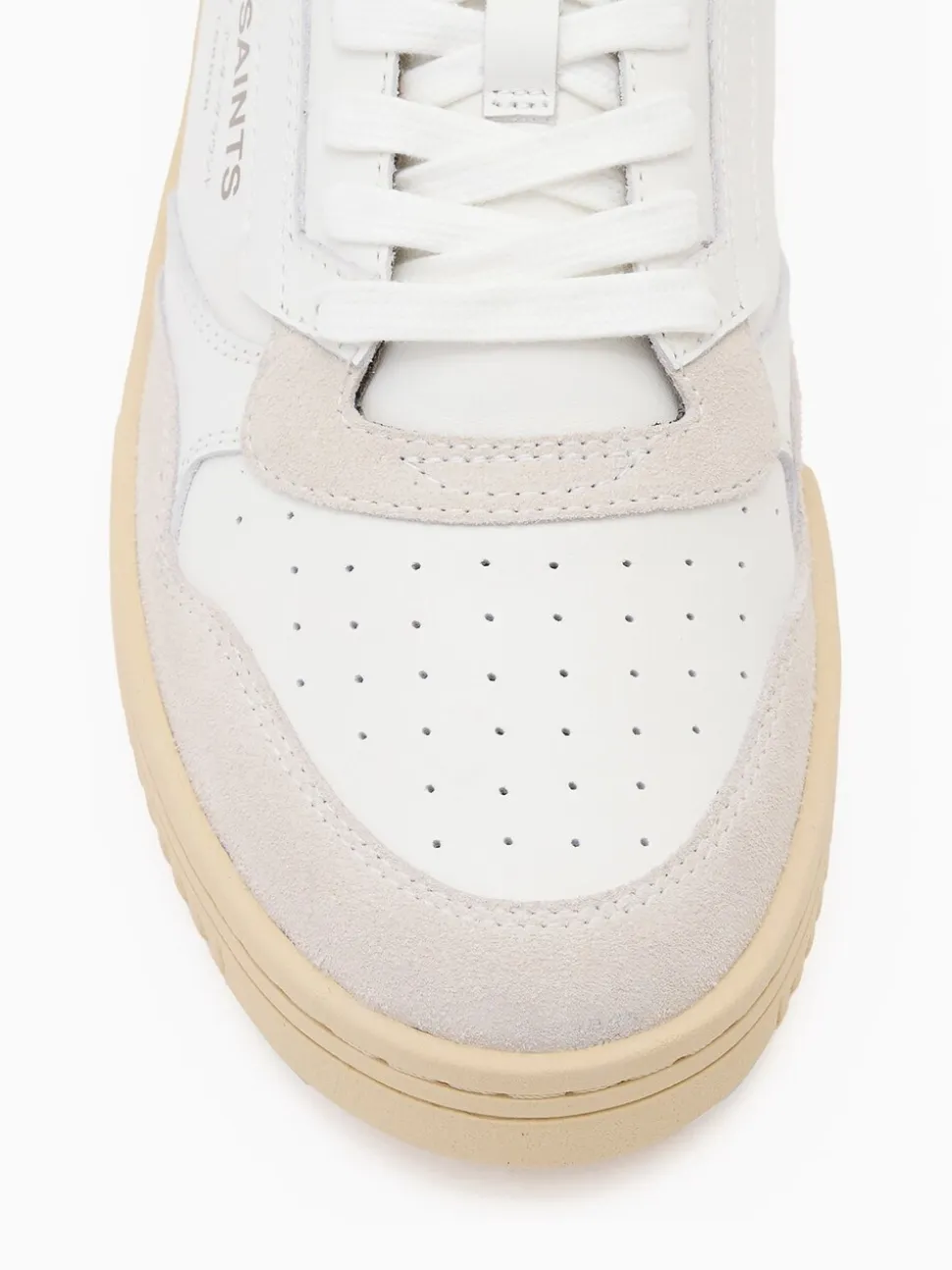 AllSaints Cream Regan Low Shoes