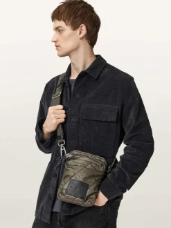 AllSaints Green Haven Quilt Pouch