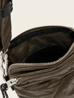 AllSaints Green Haven Quilt Pouch