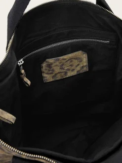 AllSaints Green Kei Leopd Backpack