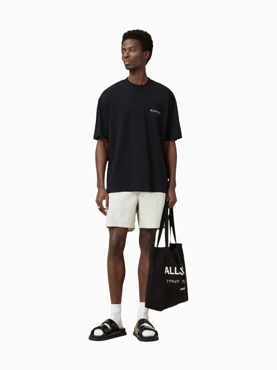 AllSaints Green Soleil Swimshorts