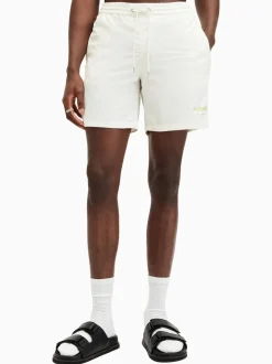 AllSaints Green Underground Swim Shorts