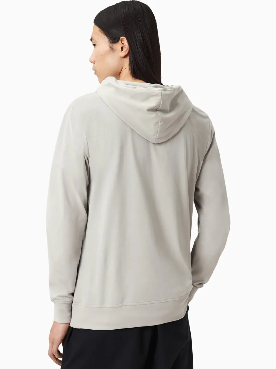 AllSaints Grey Brace Hoodie