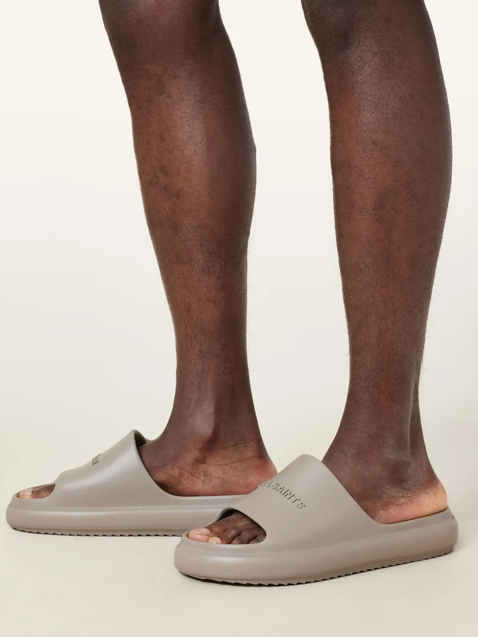 AllSaints Grey Dune Sliders