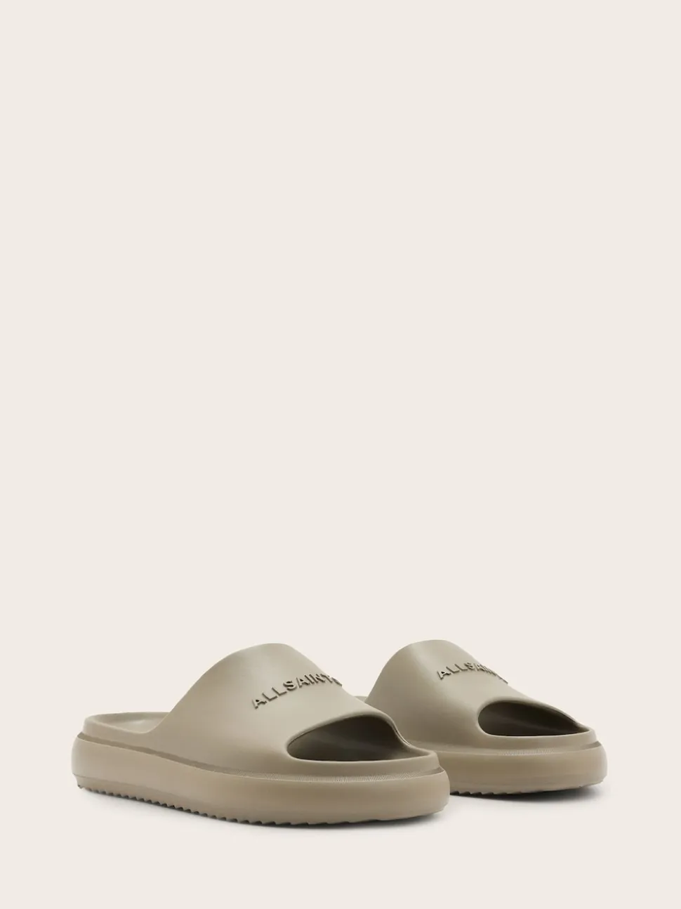 AllSaints Grey Dune Sliders