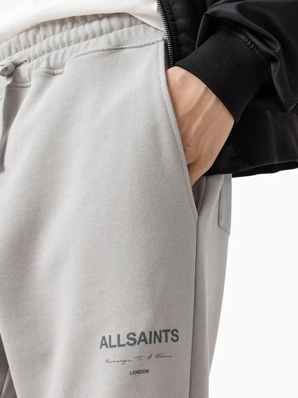AllSaints Grey Future Sweat Joggers