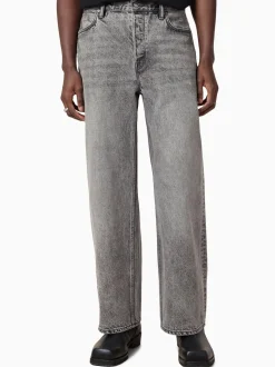 AllSaints Grey Lenny 100% Cotton Jeans