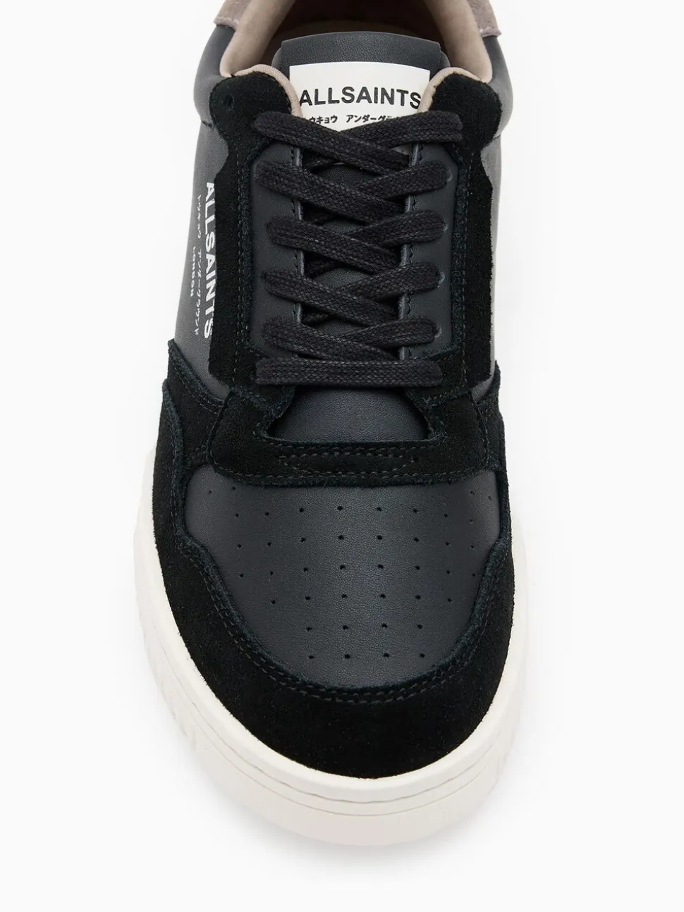 AllSaints Grey Regan Low Shoes